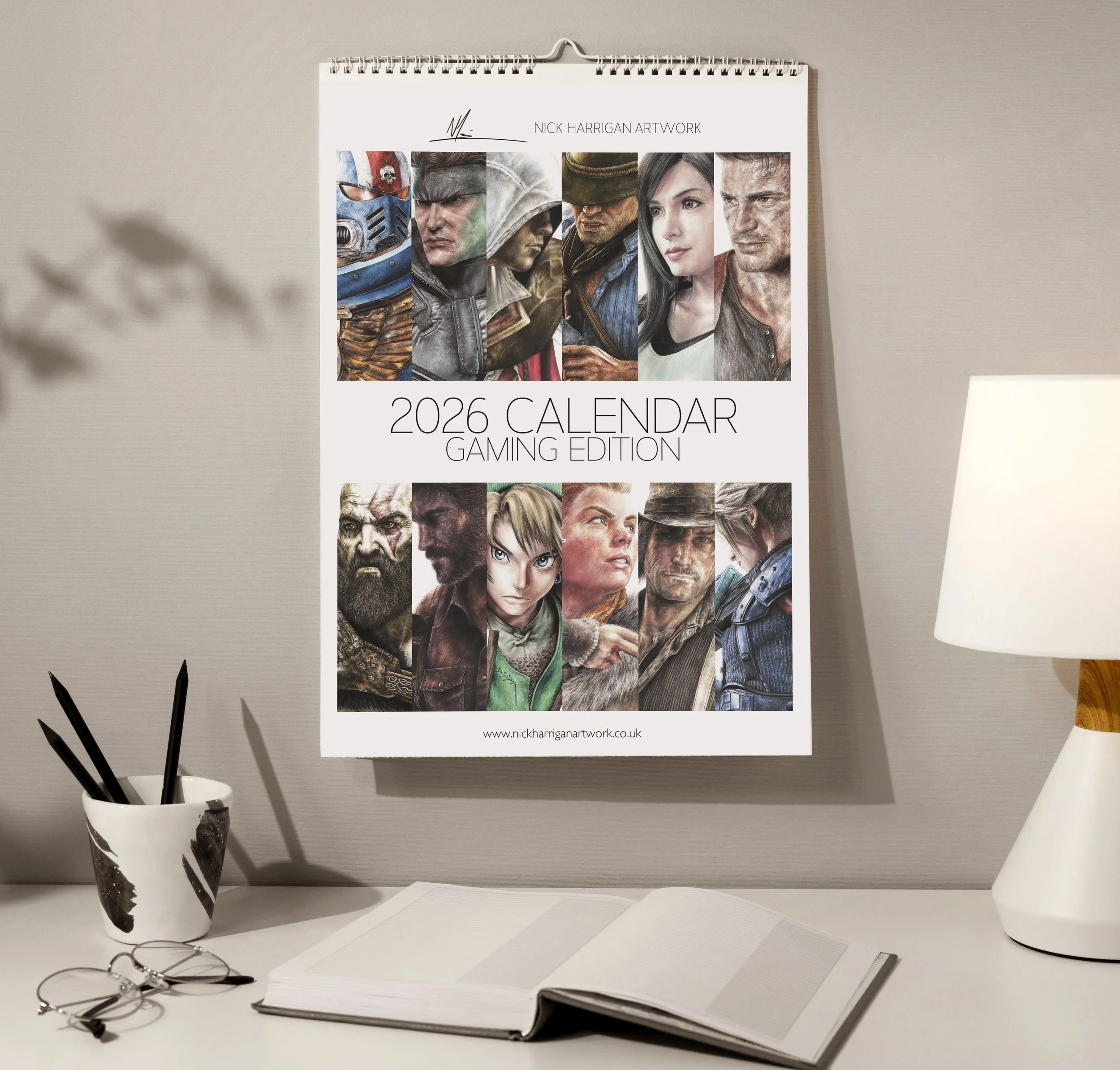 2026 Calendar — Nick Harrigan Artwork